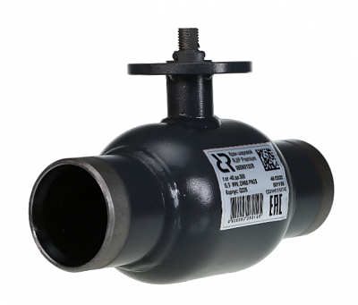 065N0142R RJIP Premium Кран шаровой WW DN100 PN25 GF (приварной, под привод, С/П), Ридан